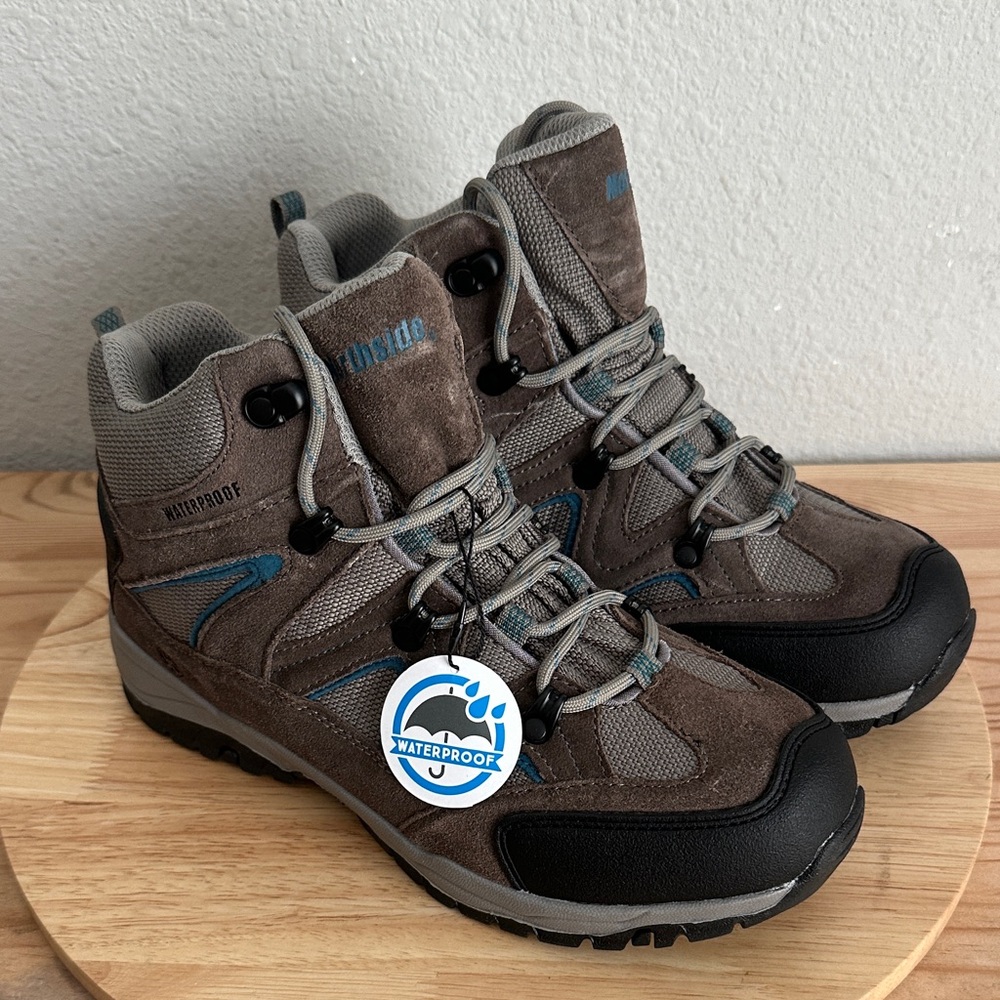 Northside Womens Snohimish Mid Waterproof Flat Heel Hiking Boots